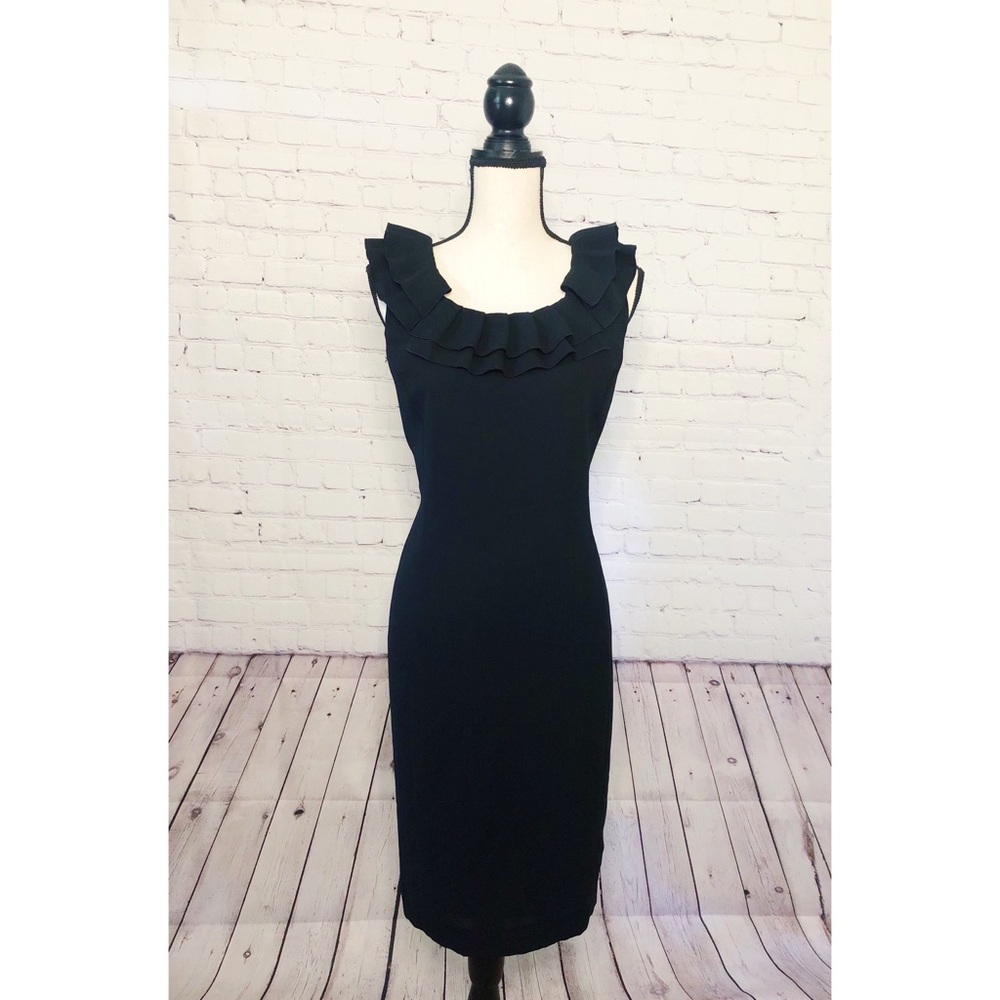 Jones Studio Black Midi Dress Size 16